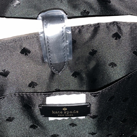 ♠️kate spade Chelsea Large Nylon Tote Bag, Black NWT - Picture 8 of 10